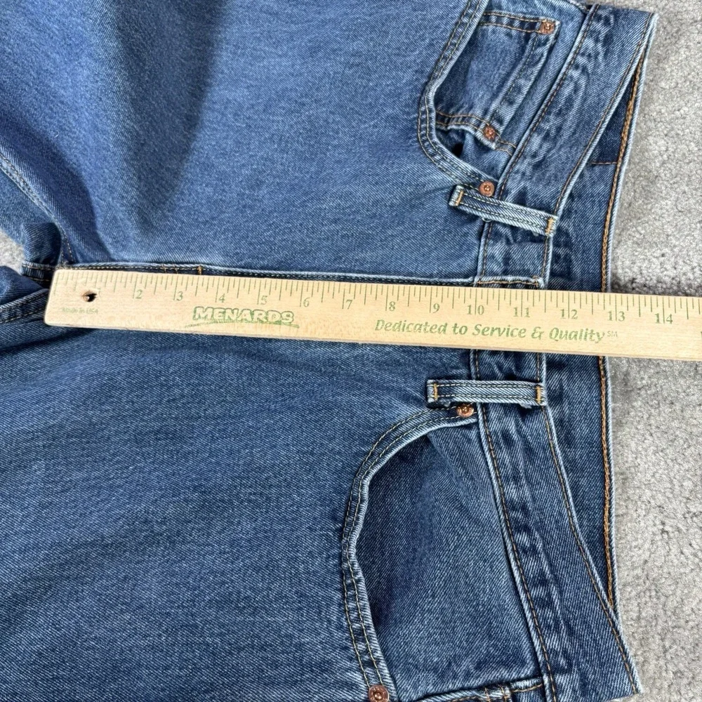 Levi's 550 Jeans Men 34x32 Relaxed Fit Tapered Medium Wash Blue Denim Cotton Dad